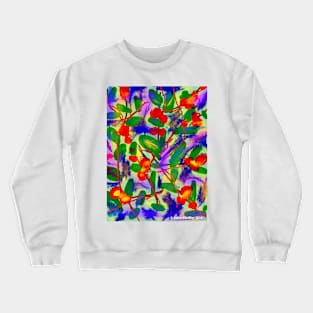 Full Moon in Virgo Abstract Crewneck Sweatshirt